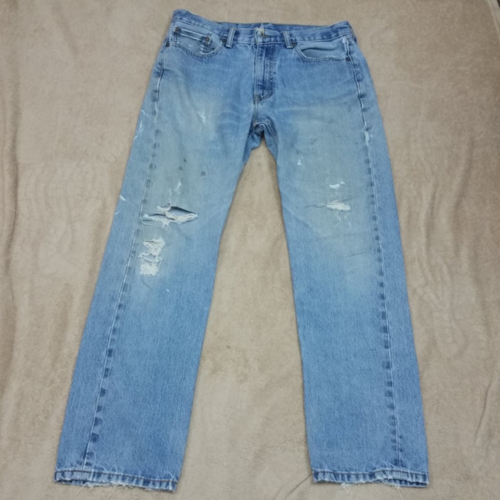 Distressed jeans Levi's Men Relaxed  33x32